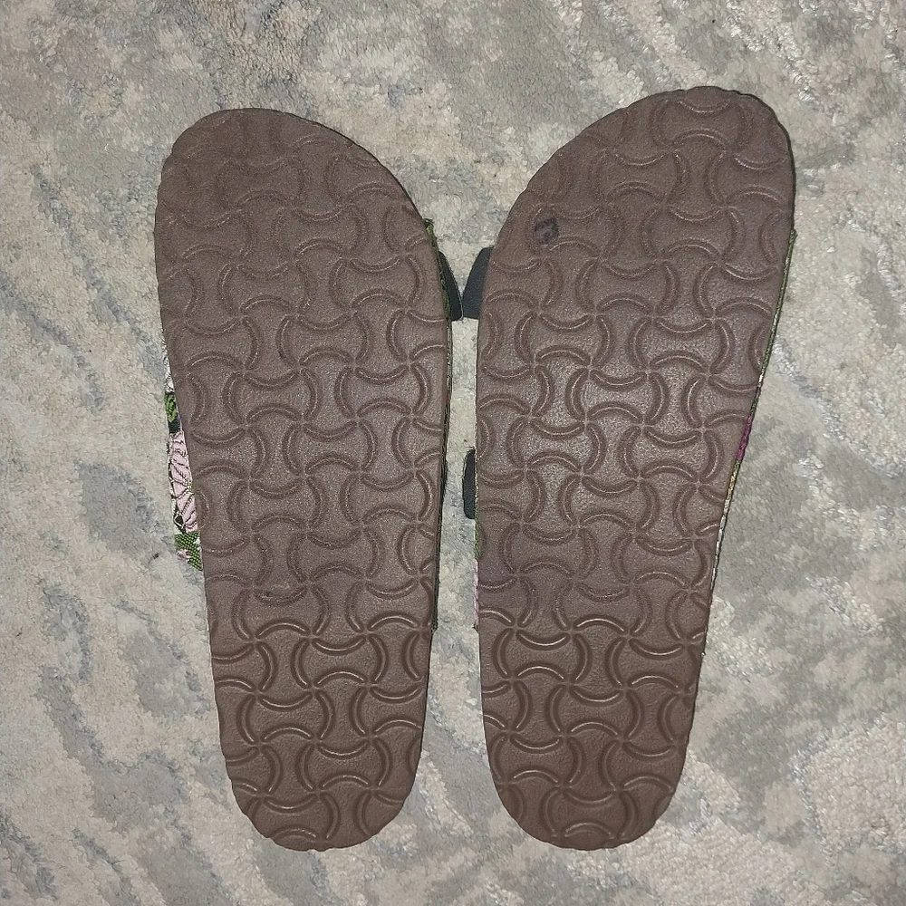 Colorful Footbed Sandals - Picture 2 of 10
